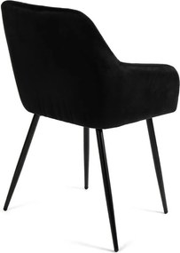 AVENBERG OBSIDIAN Étkezőgarnitúra 6x szék + asztal 200 cm