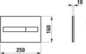 Függesztett WC + PRO WC-ülőke + DUAL LIS nyomólap + beépíthető modul + alátét