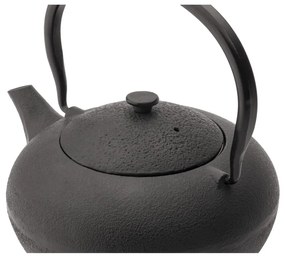 Fehér-fekete porcelán-öntöttvas teázó szett Shanxi – Bredemeijer