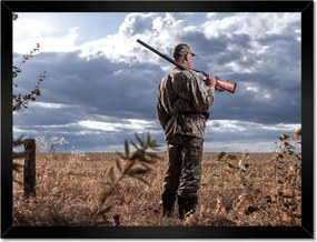 Poszterek keretben 40x30 Vadász fegyver a vállon