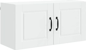 vidaXL Konyhaszekrény polcokkal ajtóval Fehér 80 x 31 x 40 cm Faanyag