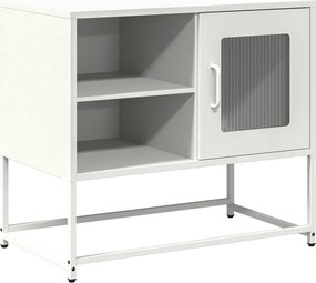vidaXL fehér acél TV-szekrény 68 x 39 x 60,5 cm