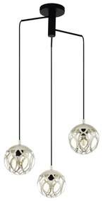 Eglo 99073 - Csillár zsinóron MIRTAZZA 3xE27/60W/230V