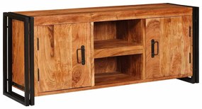 TV szekrény Barna 120 x 30 x 50 cm tömör akácfa