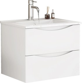 Houseland Bravio fali mosdószekrény 60 cm fehér