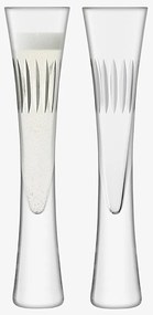 Sklenice na šampaňské Moya Cut, 170 ml, čirá, set 2 ks - LSA International