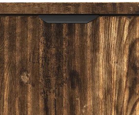 Fürdőszobai mosdószekrény Füstölt tölgy 60.5 x 33.5 x 61 cm