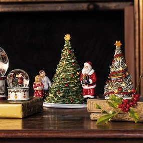 Christmas Toys karácsonyi dekoráció, Mikulás a fa mellett - Villeroy & Boch