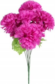 Mesterséges Krizantém Lila Csokor 7 Virág Őszi Dekoráció