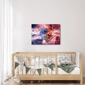 Kép - Földgolyó az áram alatt (70x50 cm)