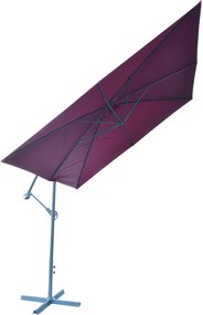 Fém napernyő 8080 - 270x270cm- bordó