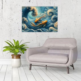 Kép - Aranyhalak (70x50 cm)