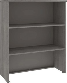 vidaXL HAMAR világosszürke tömör fenyőfa felső szekrény 85x35x100 cm