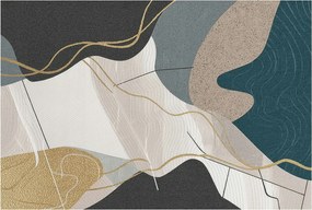 Fotótapéta Flizelin Dekoratív Hálószoba Absztrakt formák 104x70