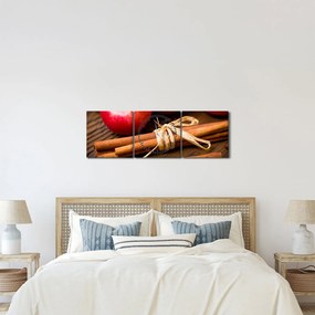 Kép - Fahéj (órával) (90x30 cm)