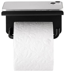 Fekete fali rozsdamentes acél WC-papír tartó Modo – Blomus