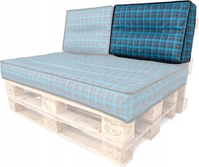 Kis háttámlás párna raklapból 60x40