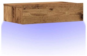 Éjjeliszekrény antik fa 60 x 35 cm szerelt fa