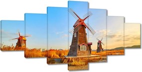 Festmények 210x100 Fa szélmalom