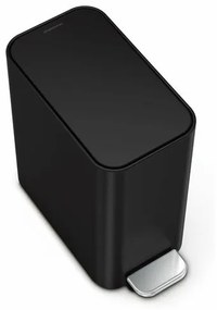 Simplehuman keskeny pedálos szemetes 5 L, fekete