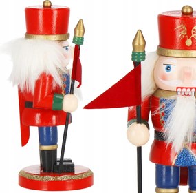 Diótörő Fából Készült karácsonyi dekoráció Prémium figura 15 cm