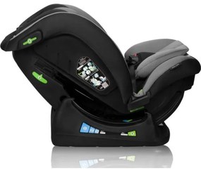 Lionelo - Autósülés AART i-Méret 40-150 cm fekete/szürke