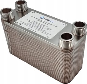 Hőcserélő Sanitline 50 Lemezes Teljesítmény 55kW 4x 1" Központi Cwu