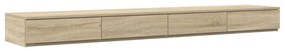 Ágytartók Sonoma tölgy 180x36,5x16,5 cm F MDF