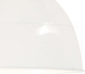 kerek fehér ipari vintage függőlámpa 25 W 31 cm E27
