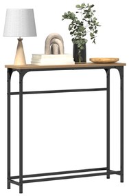 Konferenciapultrina Artizán Tölgy 75x19,5x75 cm Mérnöki Fa és Acél