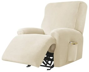 Relax Fotel Huzat (bársonyos, 1 üléses, bézs, rugalmas)
