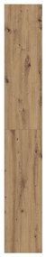 Könyvespolc Mesterséges tölgy Tömör fa 100 x 30 x 198 cm