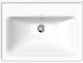 Duravit 2367650060 - Falra szerelhető D-NEO mosdó 65x48 cm, kerámia/magasfényű fehér