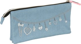 K-pop Démonvadászok Denim Dreams 3 rekeszes tolltartó 22 cm