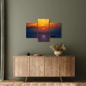 Híd képe naplementekor (90x60 cm)