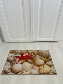 Tengericsillag, kagylókkal szennyfogó szőnyeg 50x80 cm