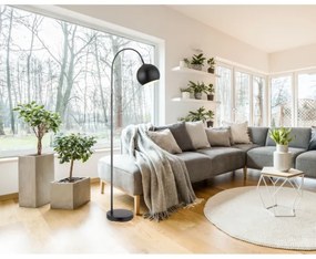 Globo 24779B - Állólámpa BENNO 1xE27/60W/230V fekete