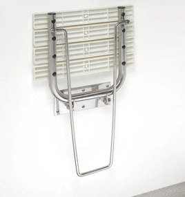 Sapho Sapho, HANDICAP összecsukható zuhanyülés támasztólábbal, 44x45cm, fehér, XH001