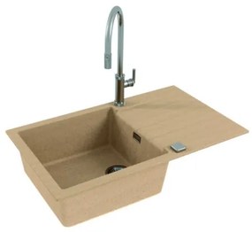 ALVEUS 1132029 - Mosogató CADIT 86x50 cm gránit/bézs