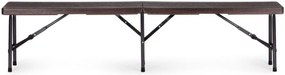 Catering készlet asztal + 2 pad 180cm Wooden Brown