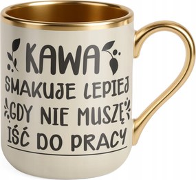 Prémium Bögre Arany Ekrü Nyugdíjas Ajándék