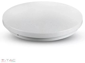 V-Tac 48 Cm 36W LED Csillogó Búrás Kör Mennyezeti Lámpa Állítható Színhőmérséklet -tel 3900 Lumen
