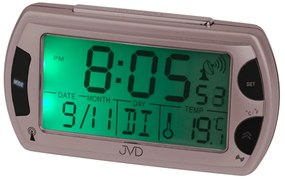 Rádióvezérlésű digitális ébresztőóra JVD RB358.11