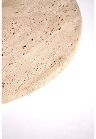 Kézi asztal Terazzo S (travertin + fehér). 1092463