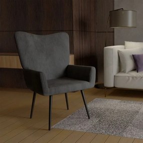 Kordbársony karosszék kényelmes szürke