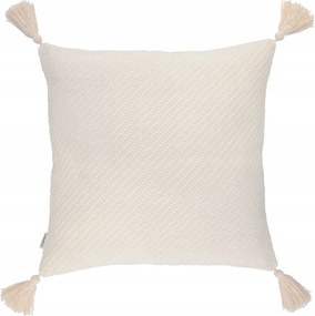 Morris párnahuzat ekrü rojtokkal 45x45 cm Homla