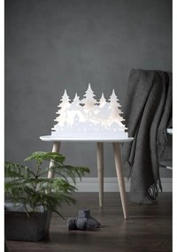 Fehér fénydekoráció karácsonyi mintával Grandy – Star Trading