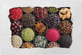 Poszterek 120x80 Fűszertartó tálak gyógynövények