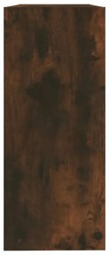 füstös tölgyszínű könyvszekrény/térelválasztó 100 x 30 x 72 cm