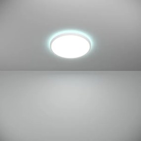 Eglo 901471-LED RGBW Dimmelhető fürdőszobai lámpa ROVITO-Z 13,9W/230V átm. 30 cm IP44 fehér